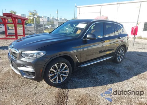2018 BMW X3 xDrive30I z USA, uszkodzony, nr VIN 5UXTR9C59JLD74672